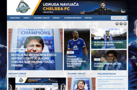 Portal Udruge Chelsea Croatia ponovno u pogonu!