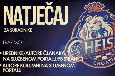 Chelsea Croatia traži suradnike na web portalu!